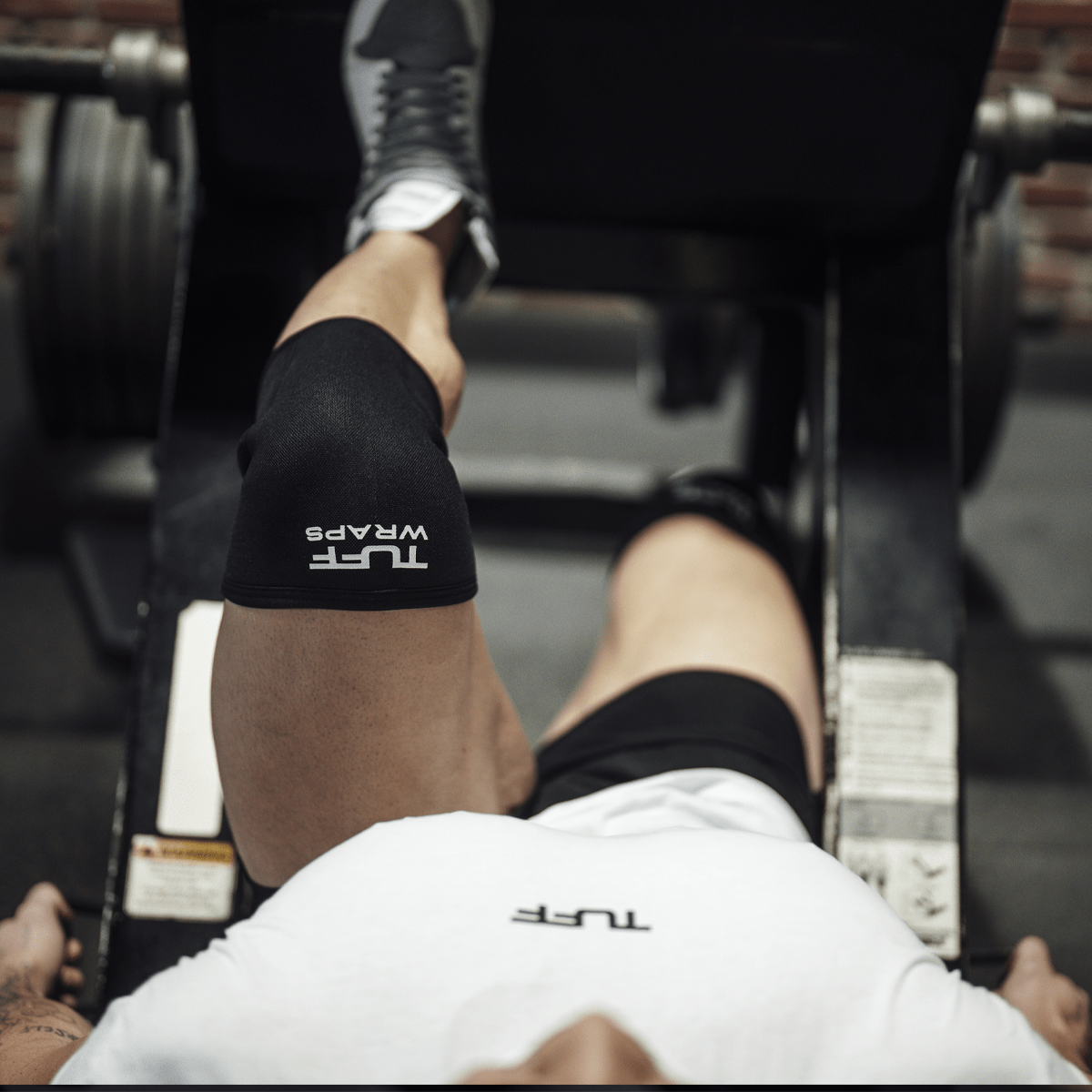TUFF 7mm X-Training Knee Sleeves (All Black) TuffWraps.com