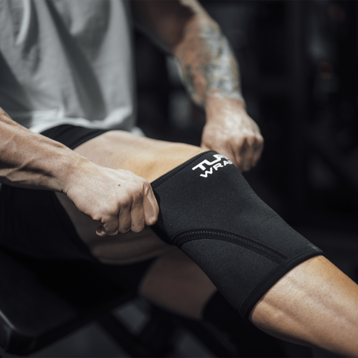 TUFF 7mm X-Training Knee Sleeves (All Black) TuffWraps.com