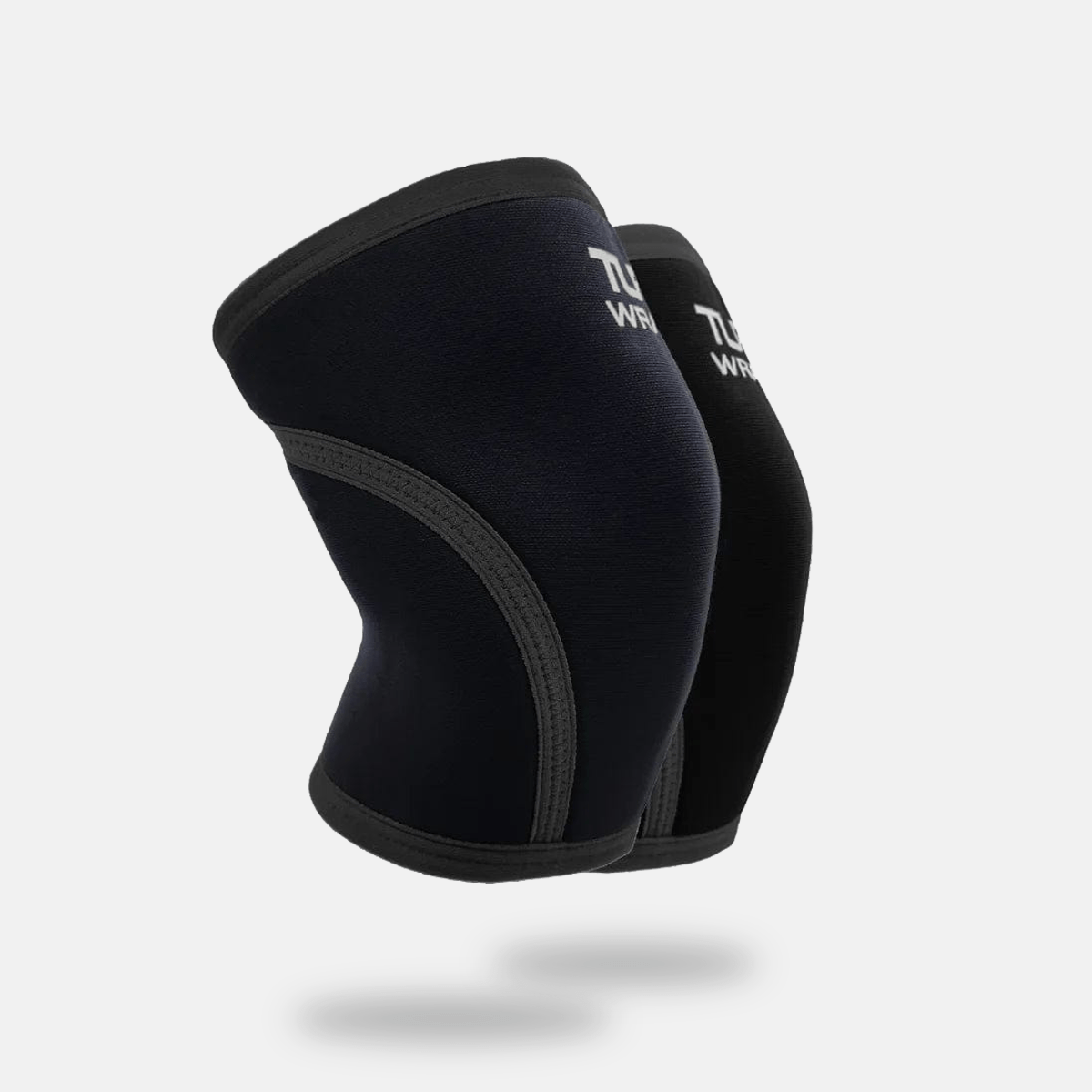 TUFF 7mm X-Training Knee Sleeves (All Black) TuffWraps.com