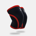 TUFF 7mm X-Training Knee Sleeves (Black/Red) TuffWraps.com