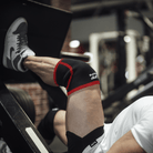 TUFF 7mm X-Training Knee Sleeves (Black/Red) TuffWraps.com