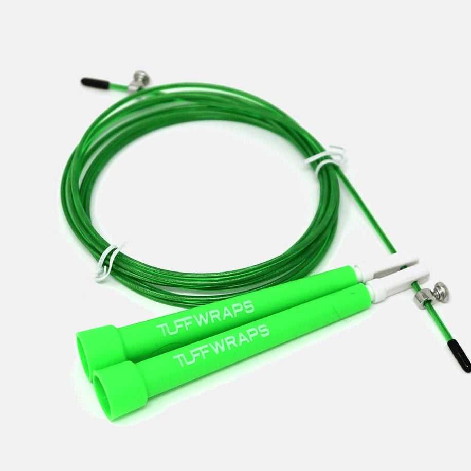 TUFF Adjustable Speed Ropes Green TuffWraps.com