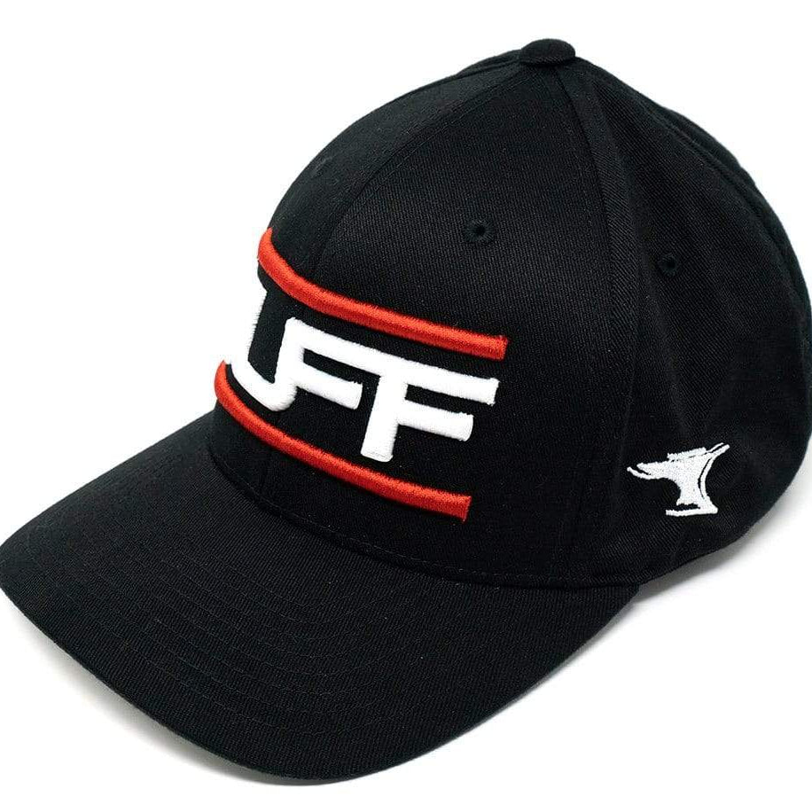 TUFF Bar'd Black/White Flexfit Hat TuffWraps.com