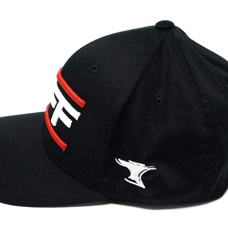 TUFF Bar'd Black/White Flexfit Hat TuffWraps.com
