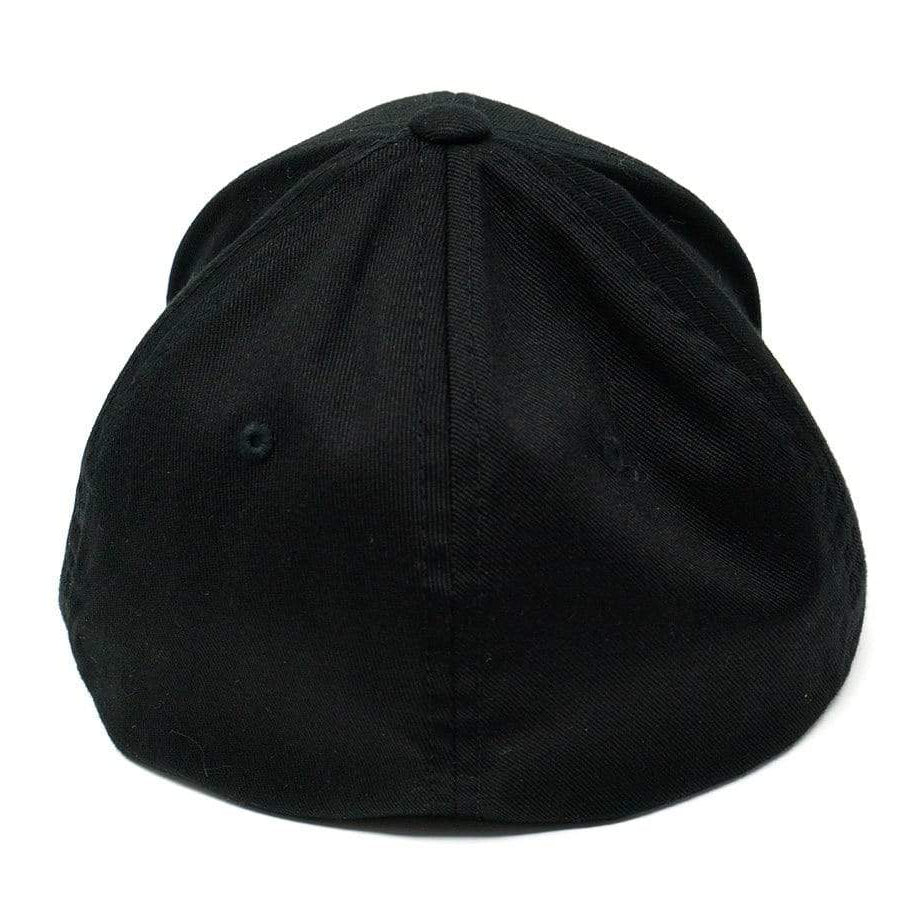 TUFF Bar'd Black/White Flexfit Hat TuffWraps.com