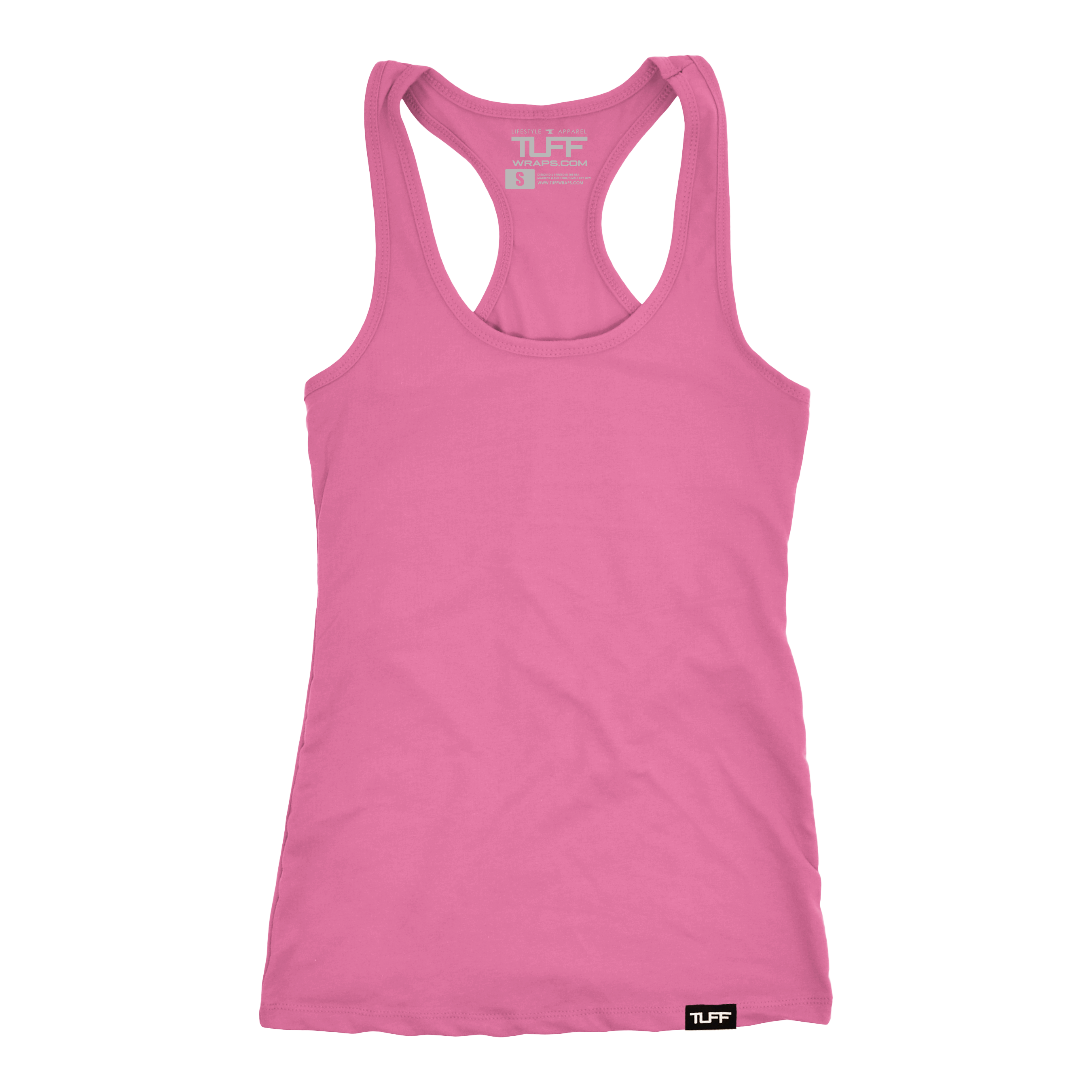 TUFF Basic Racerback Tank XS / Hot Pink TUFF