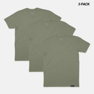 TUFF Basic Tee Bundle  (3-Pack) Military Green / S TUFF