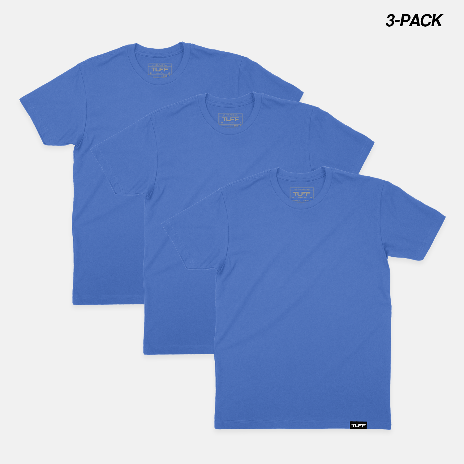 TUFF Basic Tee Bundle  (3-Pack) Vintage Blue / S TUFF