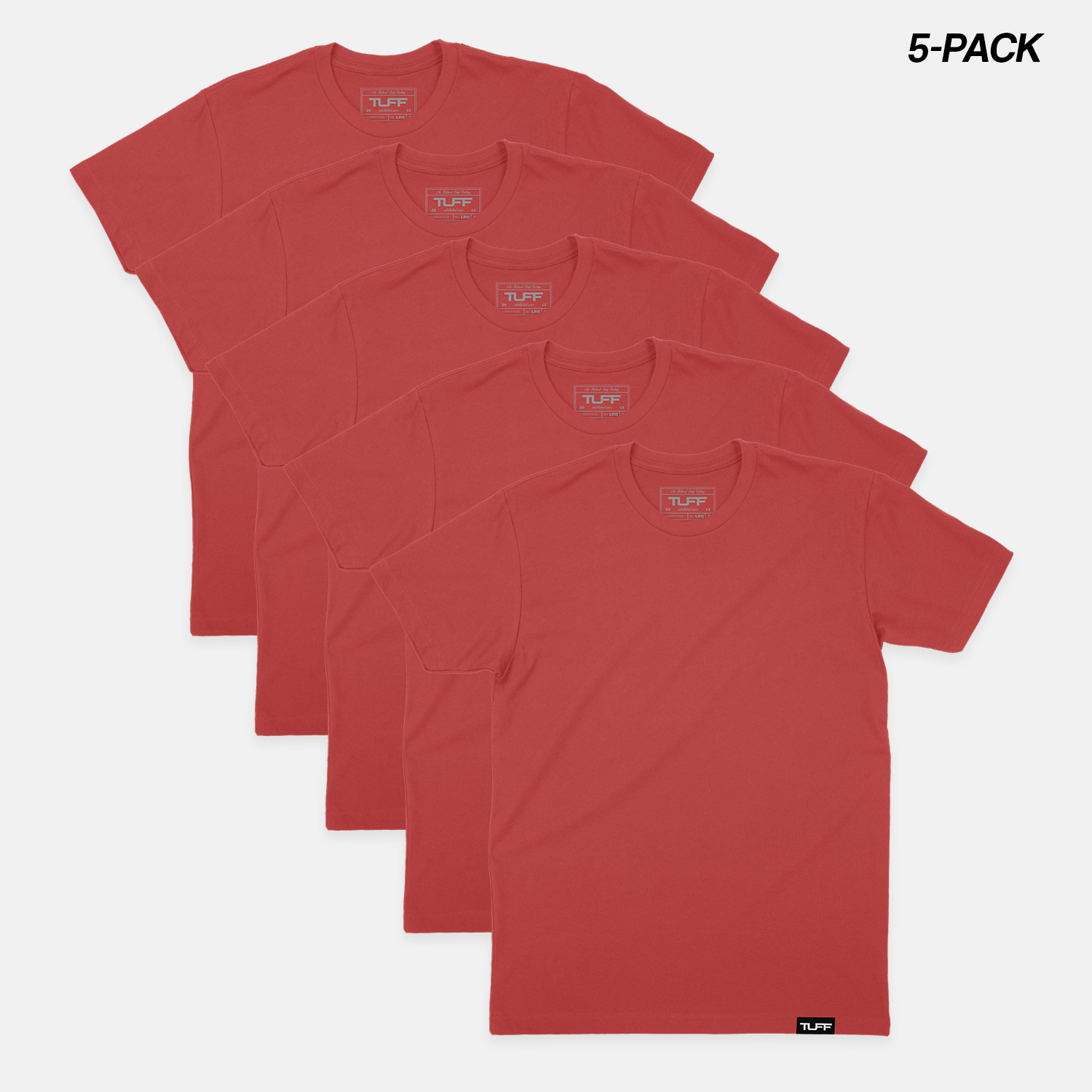TUFF Basic Tee Bundle  (5-Pack) TUFF