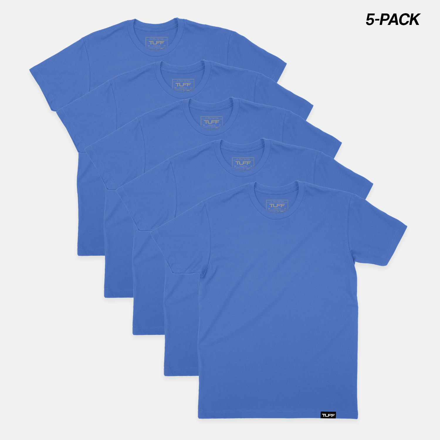 TUFF Basic Tee Bundle  (5-Pack) TUFF