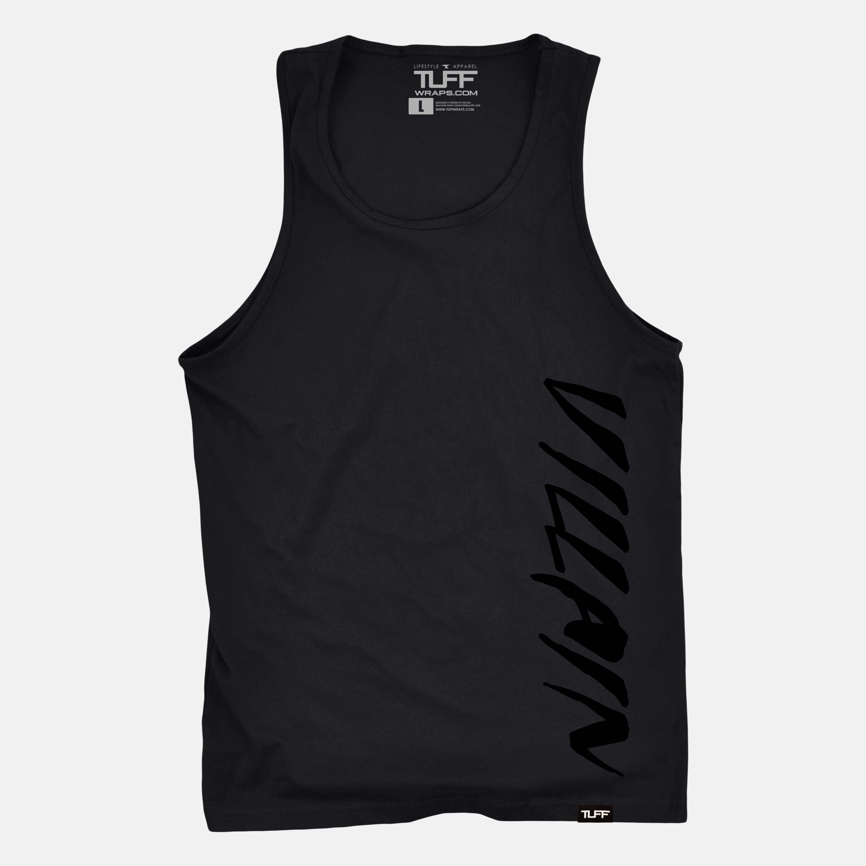 TUFF Blackout Villain Side Tank Black / S TuffWraps.com