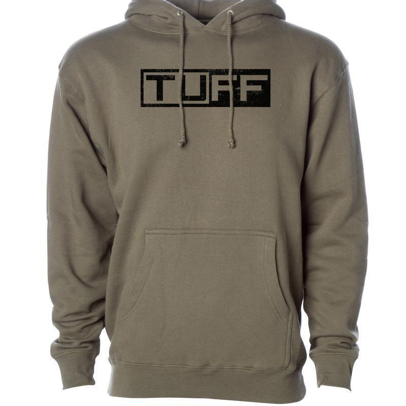 TUFF Block Hooded Sweatshirt XS / Military Green TuffWraps.com