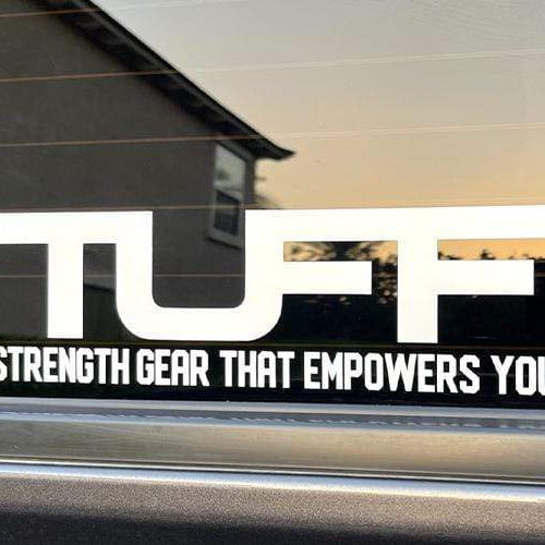 TUFF Car Decal - 10" x 3" TuffWraps.com