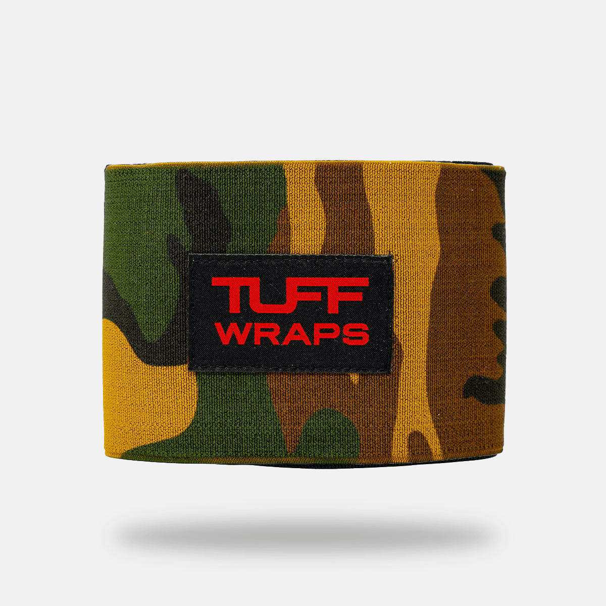 TUFF CUFF 4" STIFF Compression Support - Woodland Camo TuffWraps.com