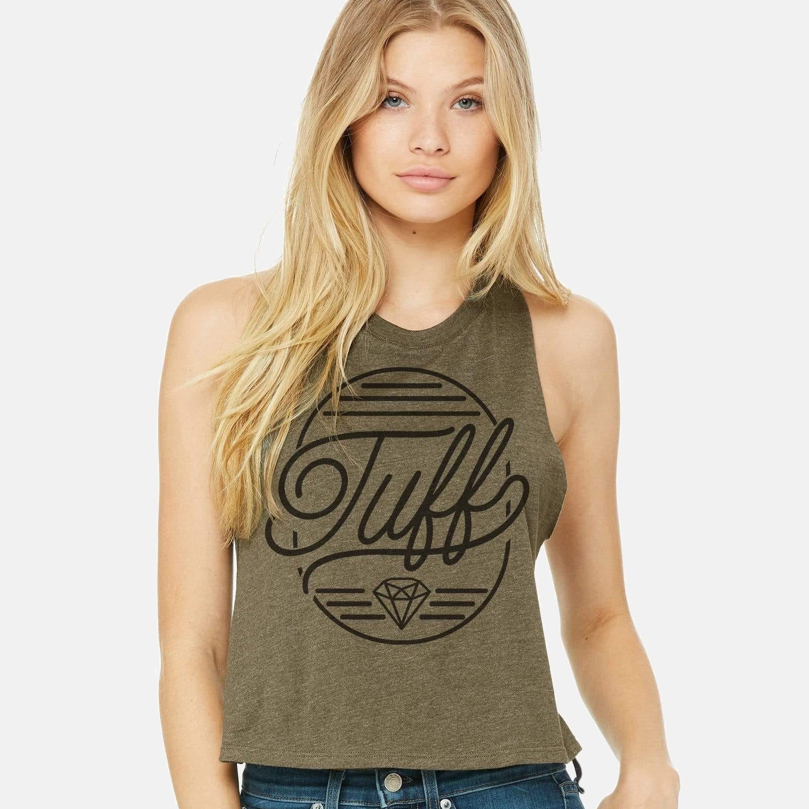 TUFF Diamond Racerback Crop Top TuffWraps.com