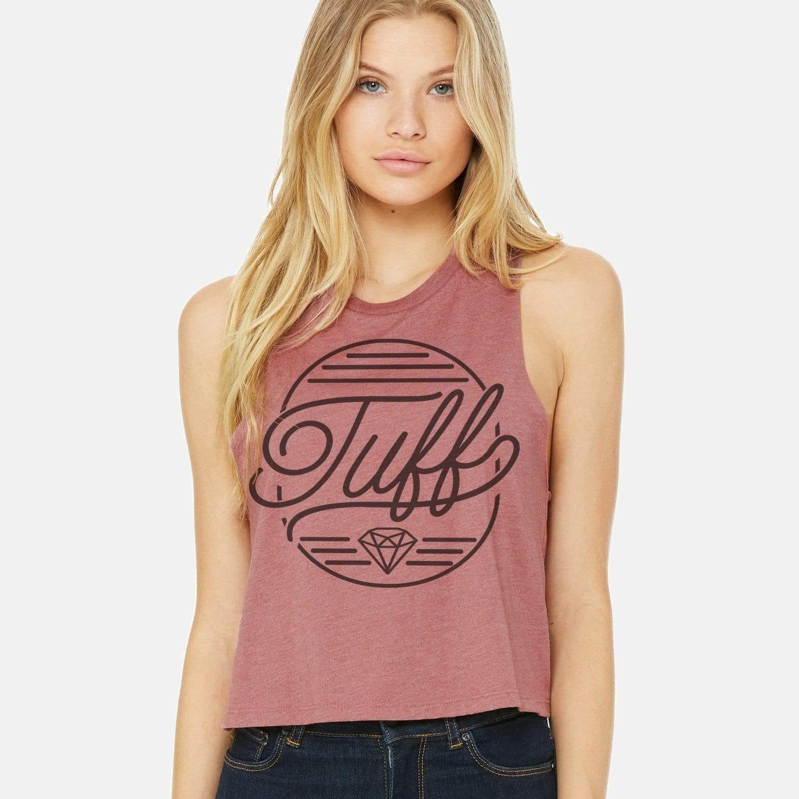 TUFF Diamond Racerback Crop Top TuffWraps.com