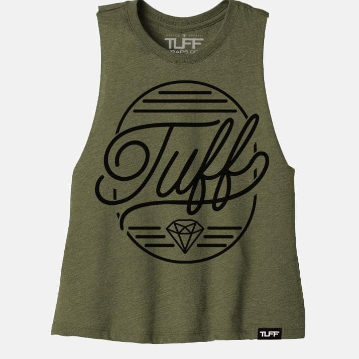TUFF Diamond Racerback Crop Top TuffWraps.com