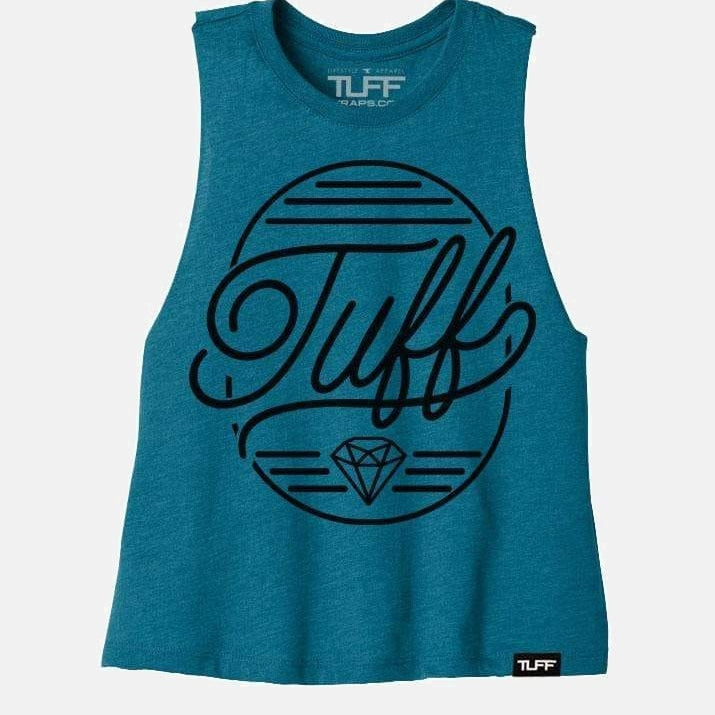 TUFF Diamond Racerback Crop Top TuffWraps.com