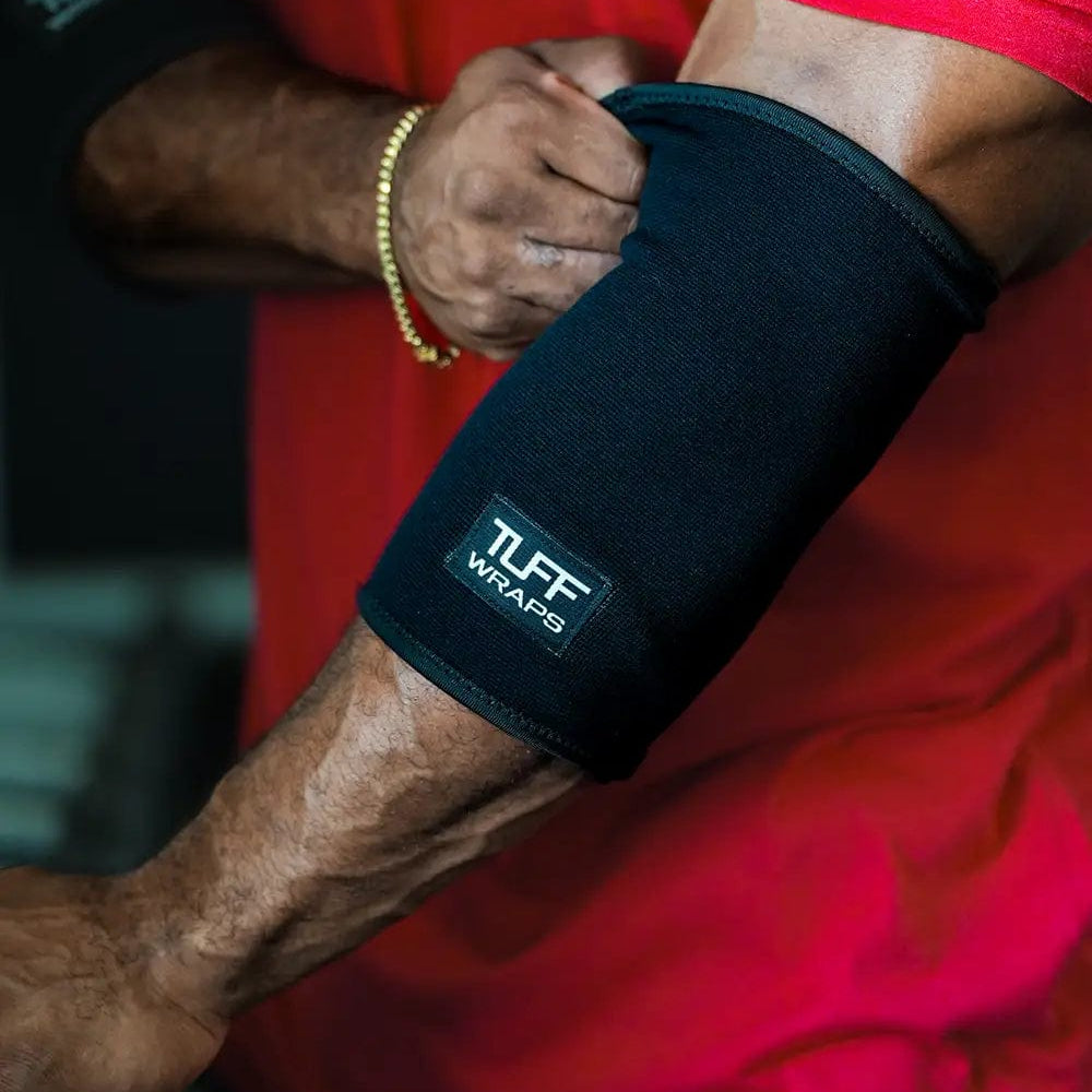 TUFF Double Ply Elbow Sleeves All Black (pair) TuffWraps.com