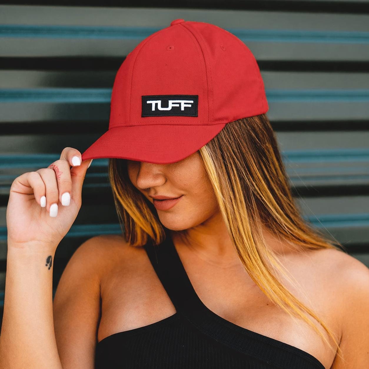 TUFF Essentials Flexfit Hat Red / S/M (6 3/4"-7 1/4") TuffWraps.com