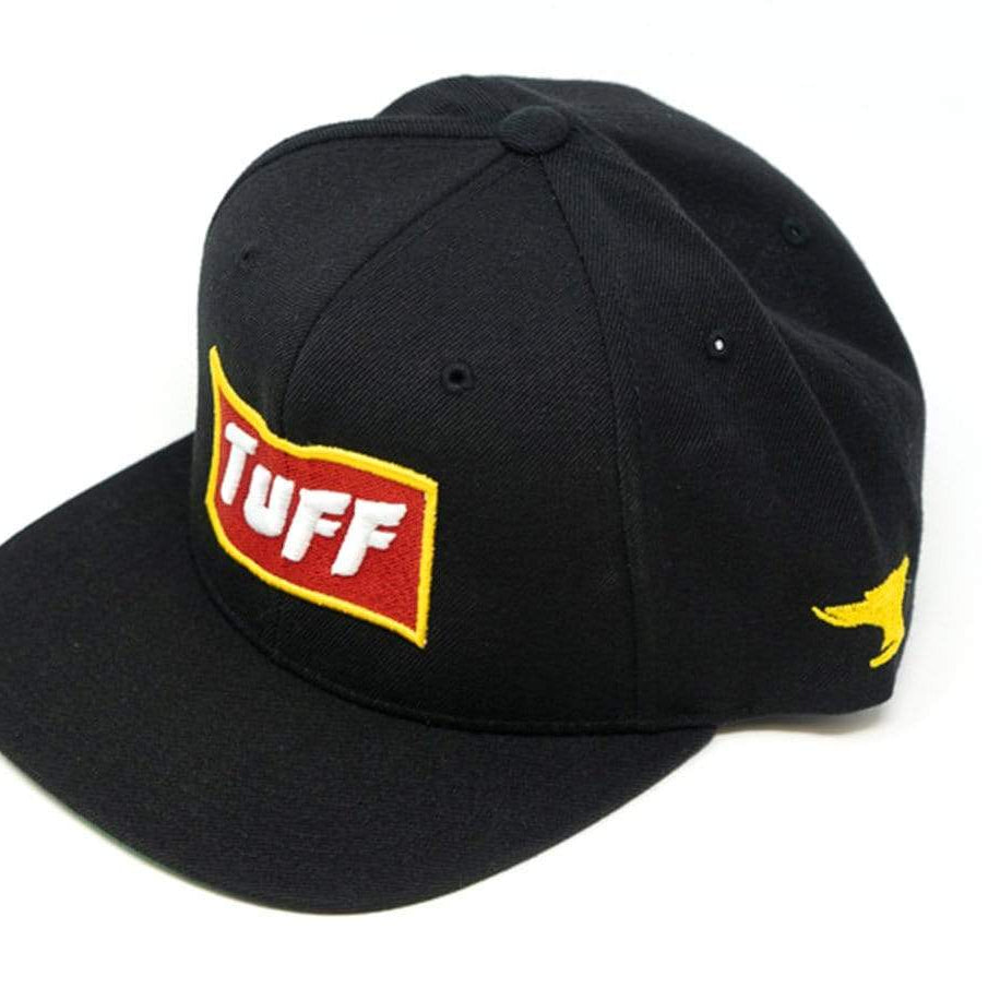 TUFF High Octane Yellow/Red Snapback Hat TuffWraps.com