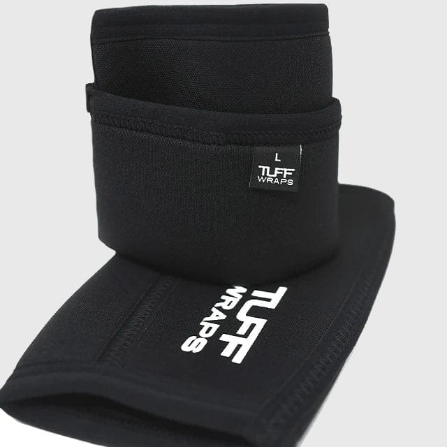 TUFF Power Elbow Sleeves 7mm (All Black) TuffWraps.com