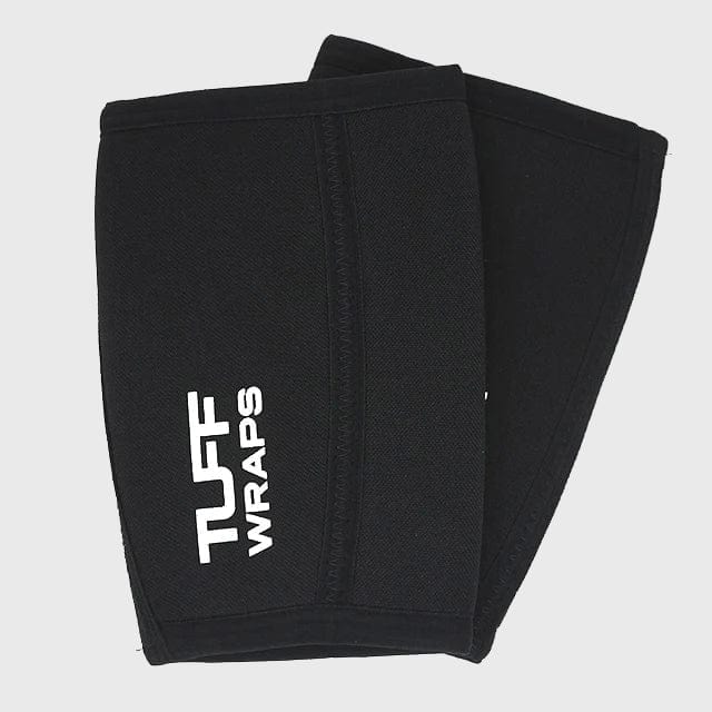 TUFF Power Elbow Sleeves 7mm (All Black) TuffWraps.com