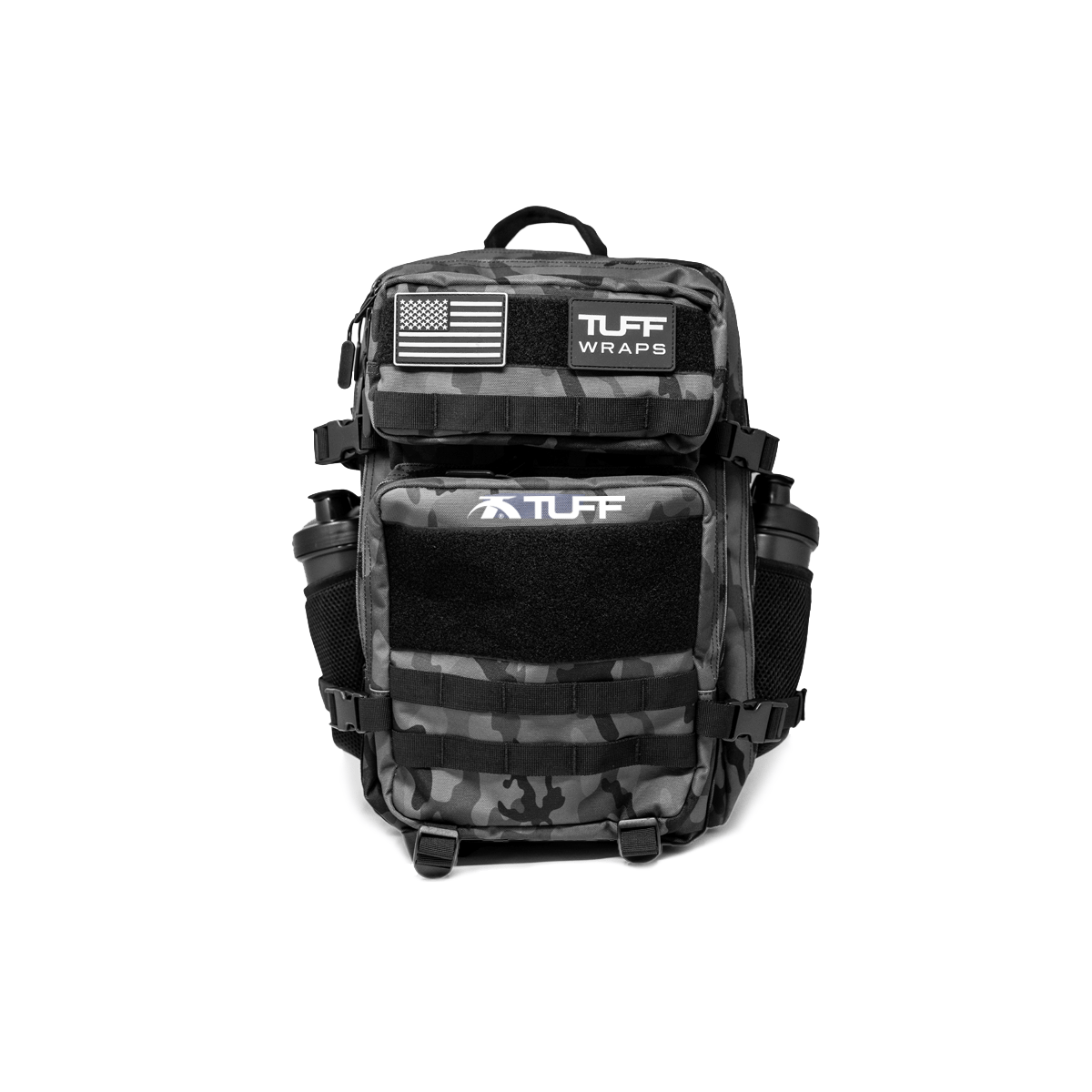 TUFF Pro Backpack - 45L Black Camo TuffWraps.com
