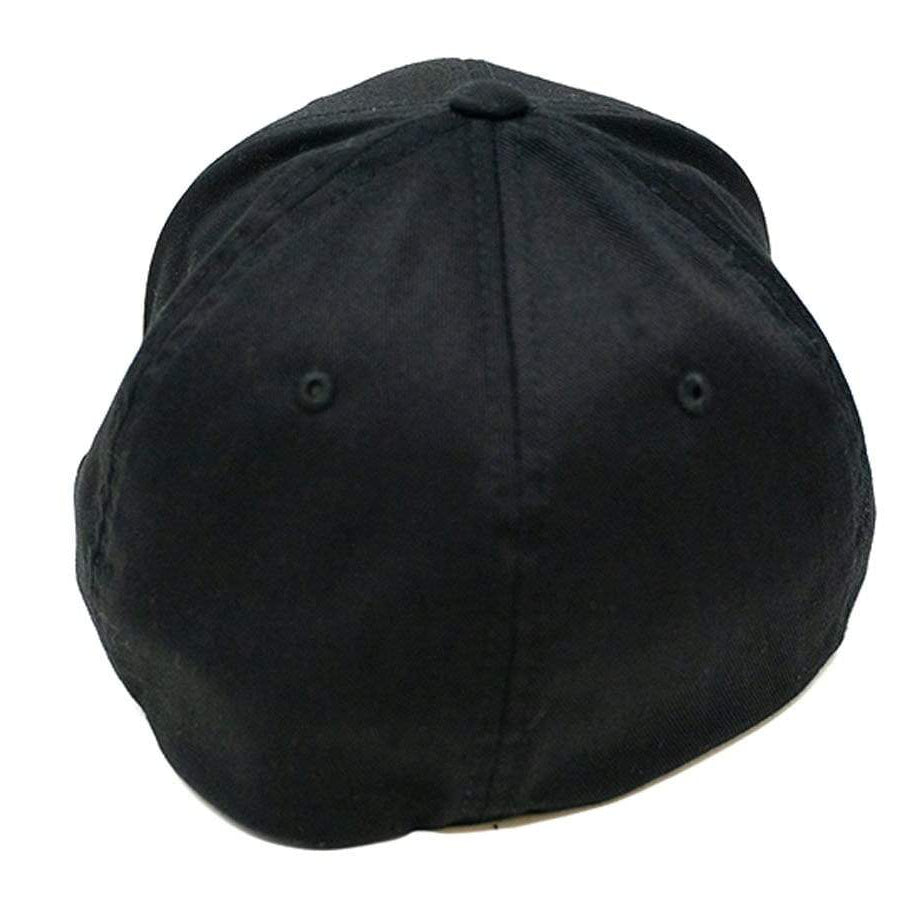 TUFF Script All Black Flexfit Hat TuffWraps.com