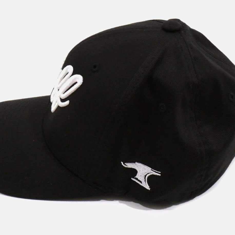 TUFF Script Black Flexfit Hat TuffWraps.com