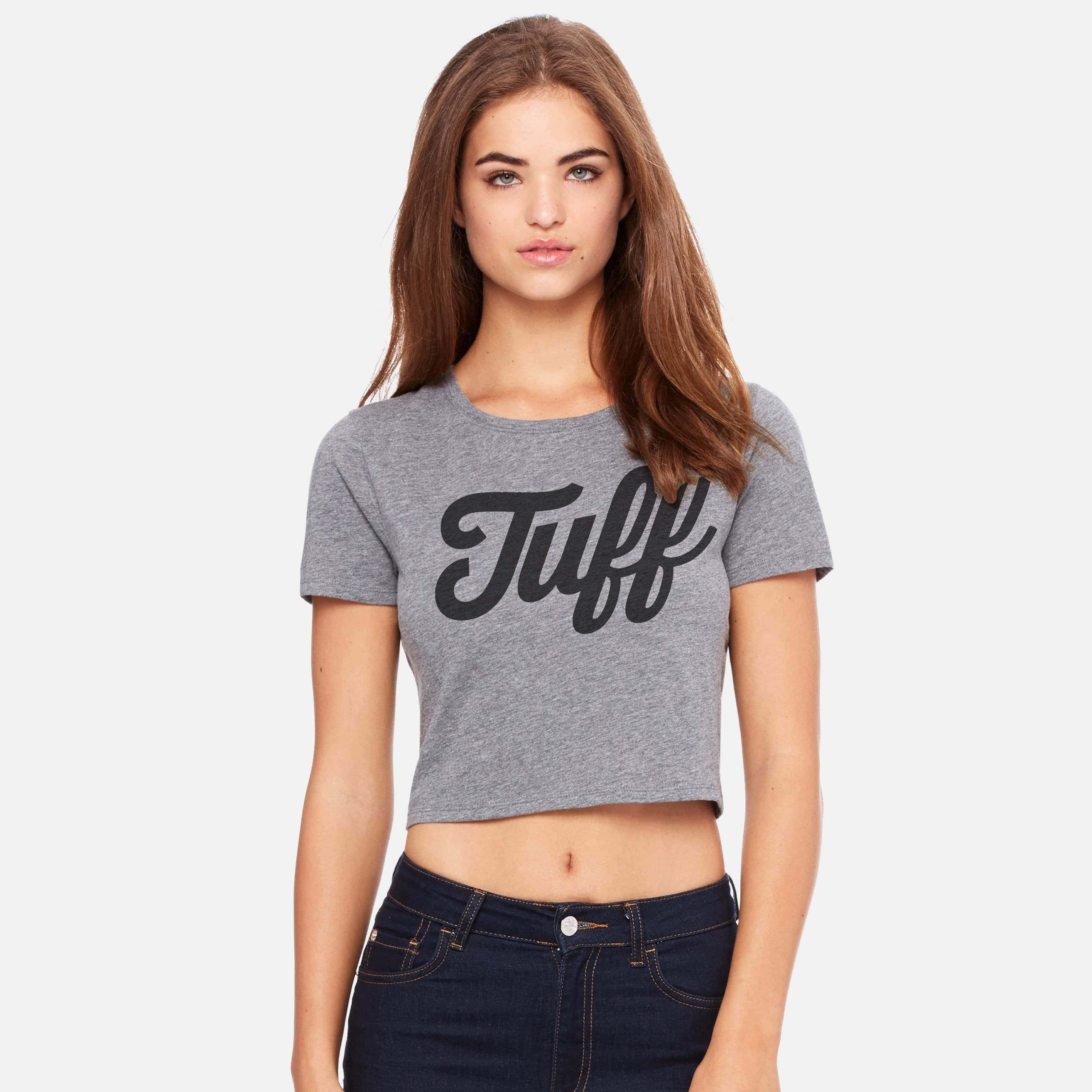 TUFF Script Crop Top TuffWraps.com