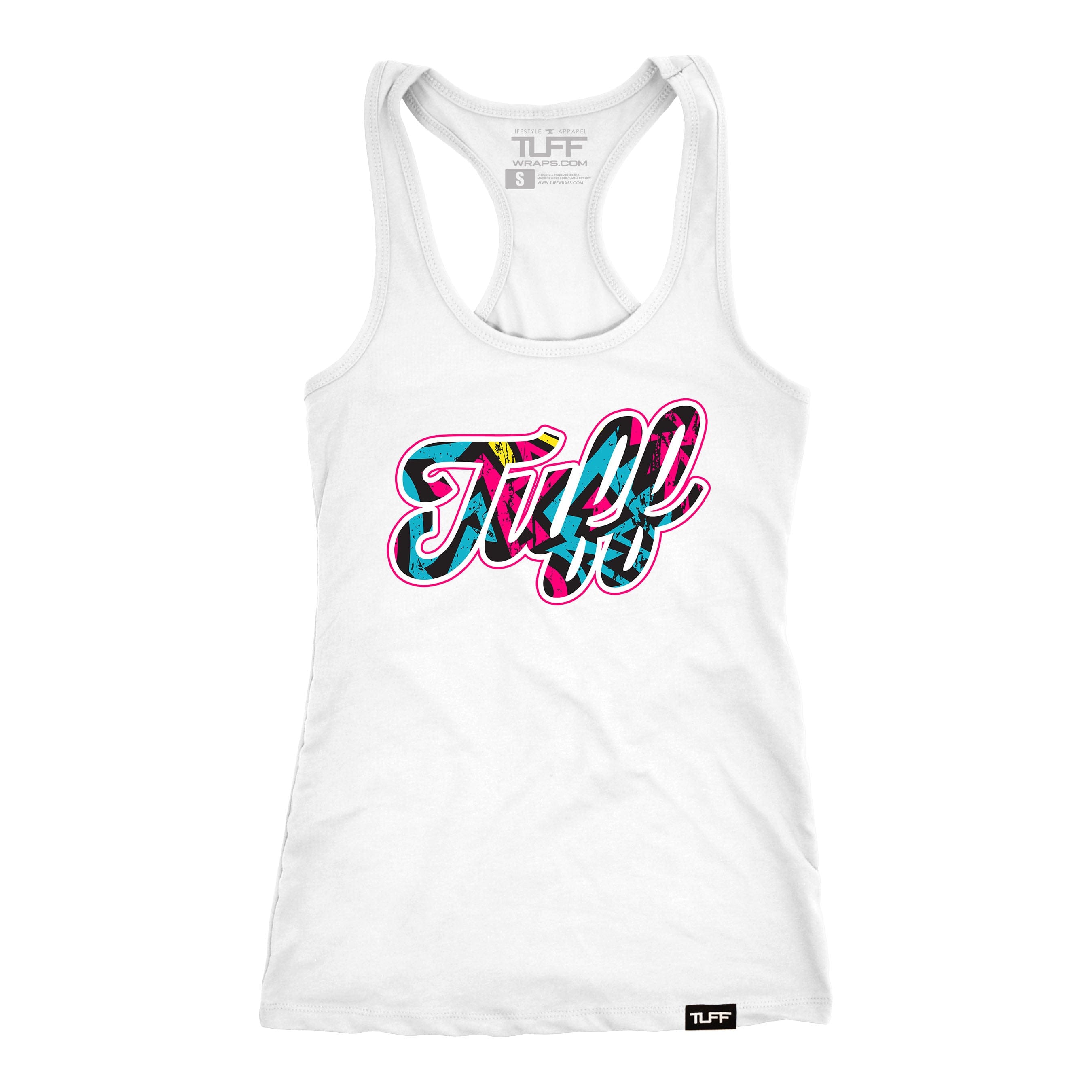 Triple TUFF Racerback Tank XS / White TuffWraps.com