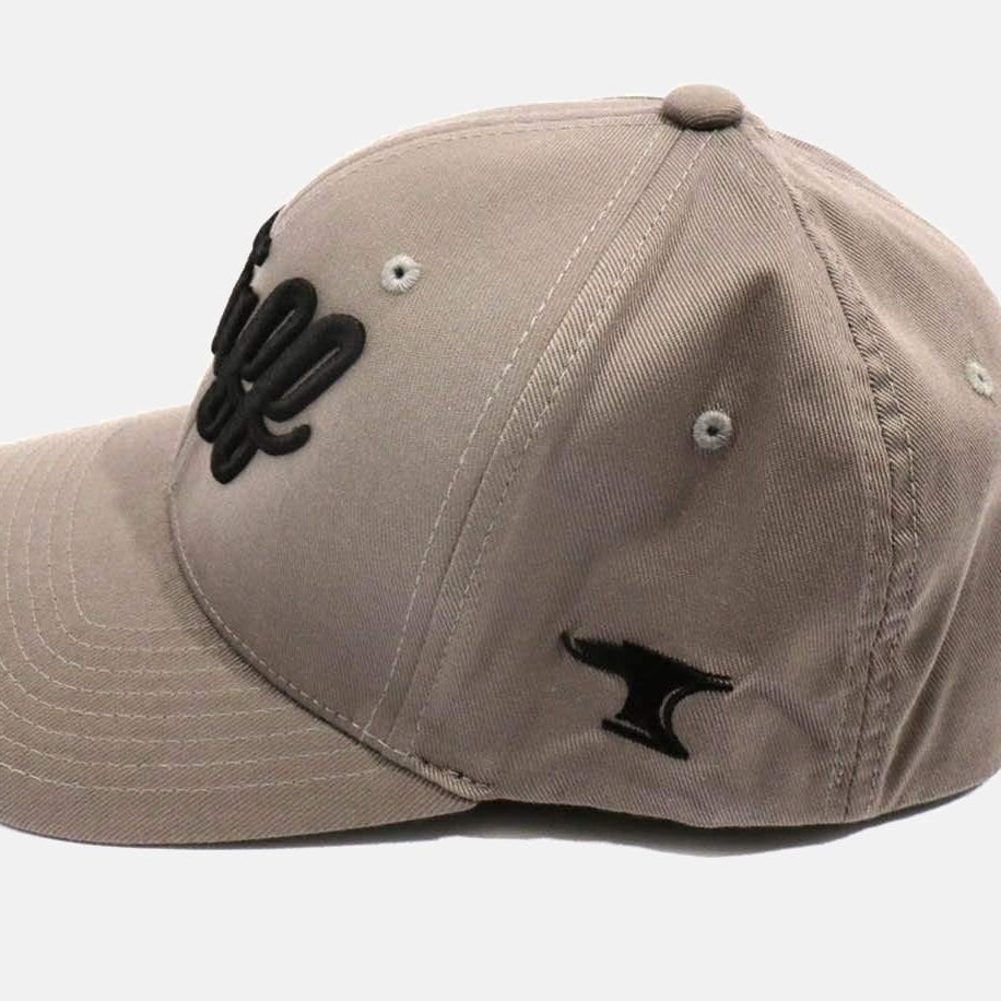 TUFF Script Gray Flexfit Hat TuffWraps.com