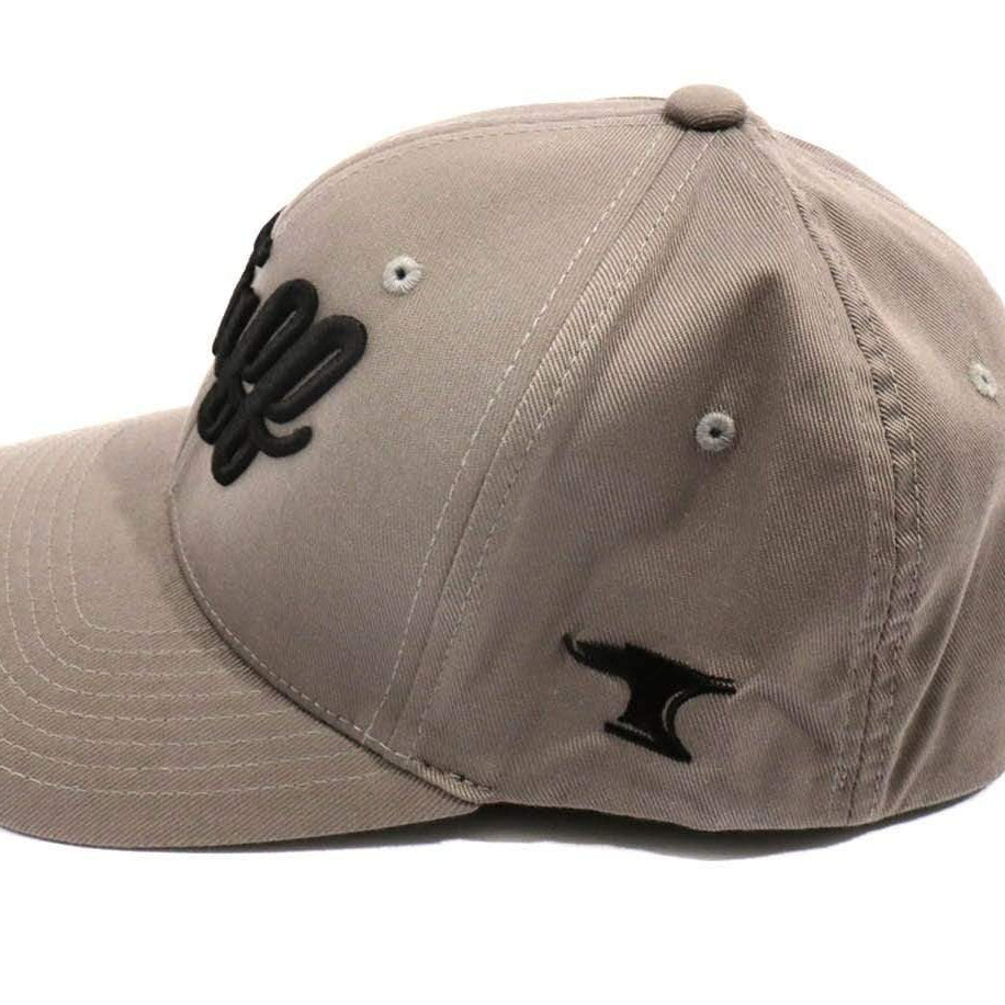 Hats - TUFF Script Gray Flexfit Hat