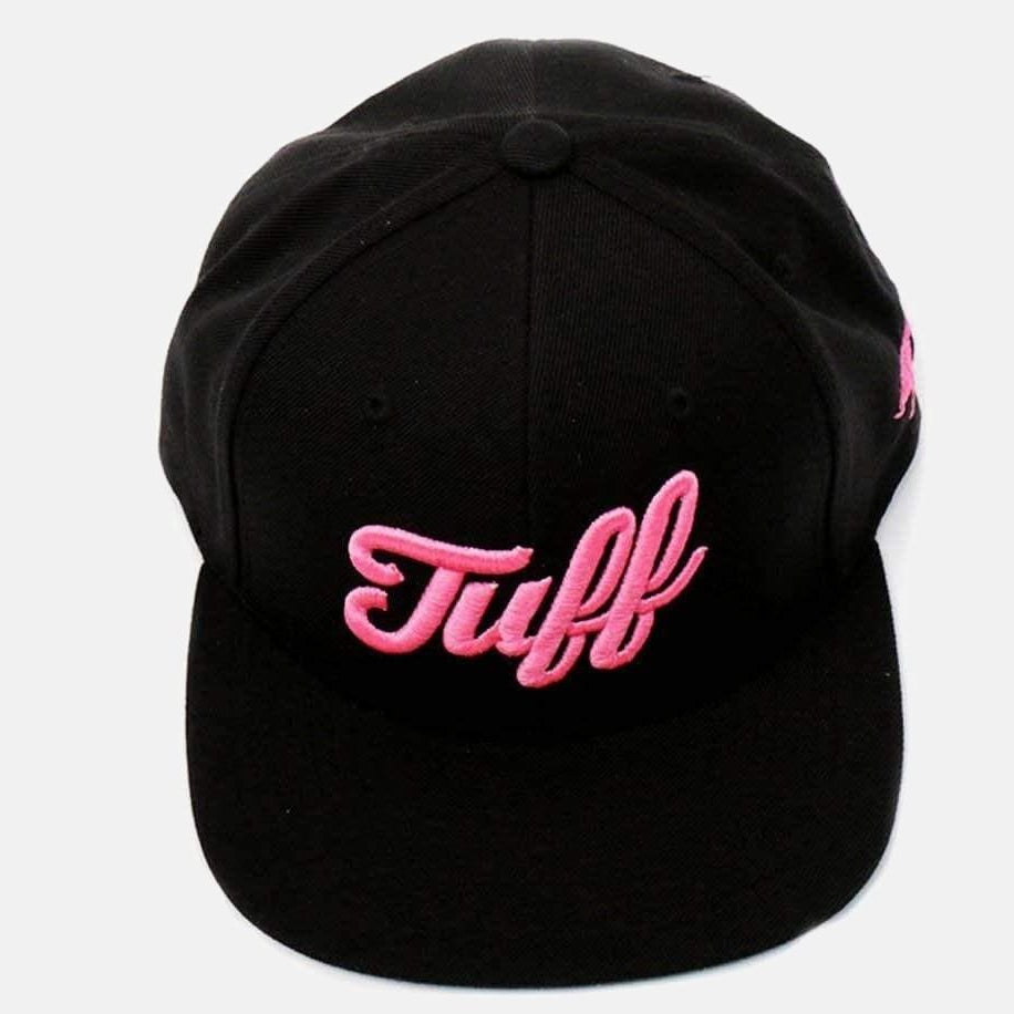 TUFF Script Pink Snapback Hat TuffWraps.com