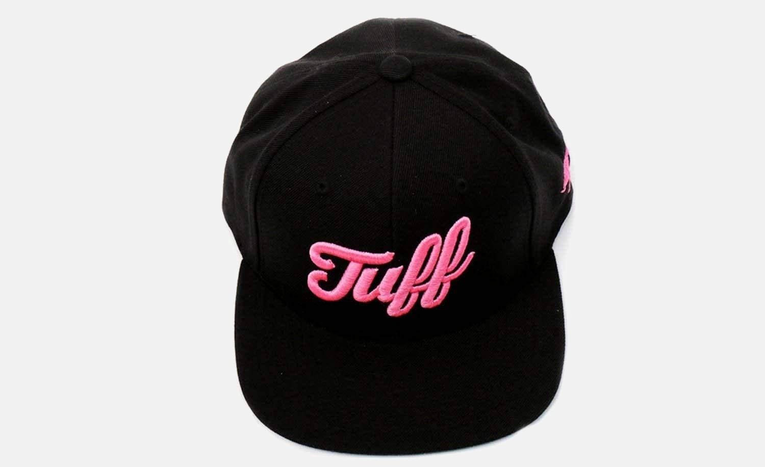 TUFF Script Pink Snapback Hat TuffWraps.com
