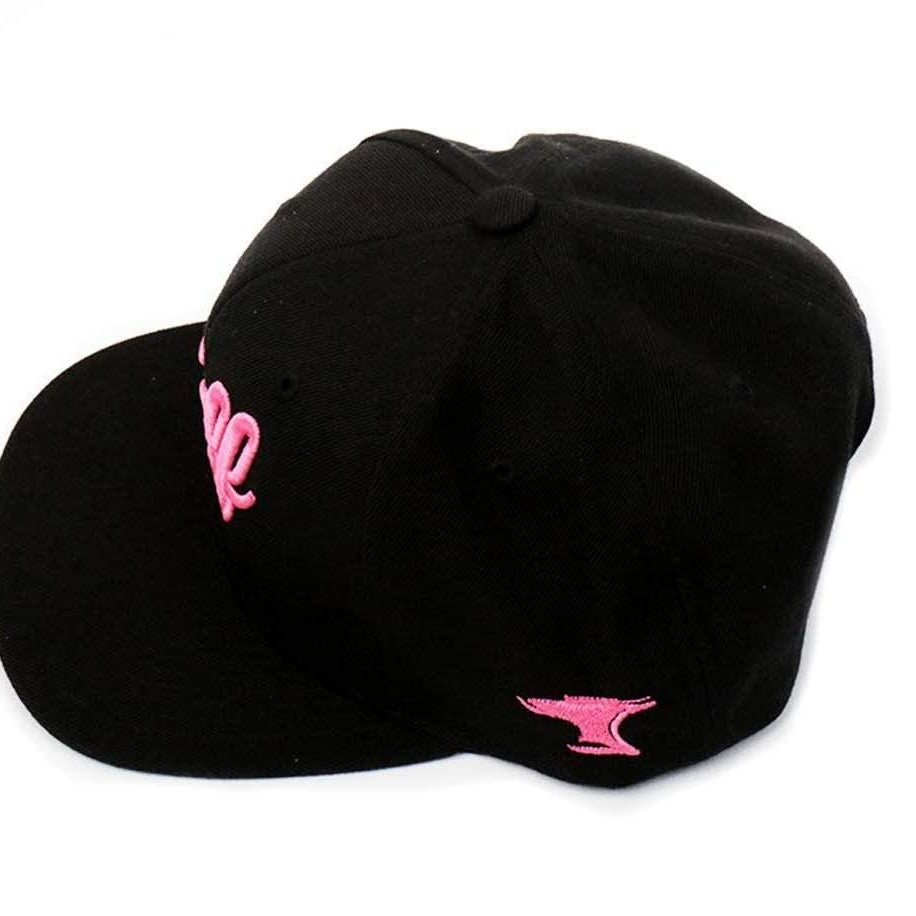 TUFF Script Pink Snapback Hat TuffWraps.com