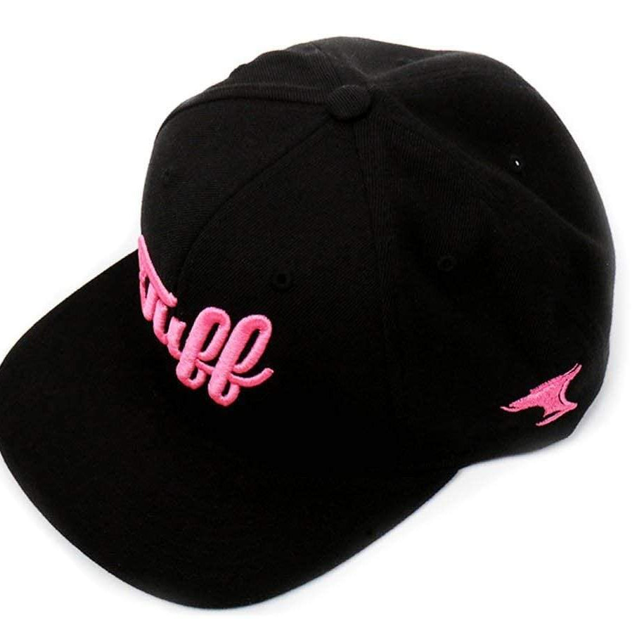 TUFF Script Pink Snapback Hat TuffWraps.com