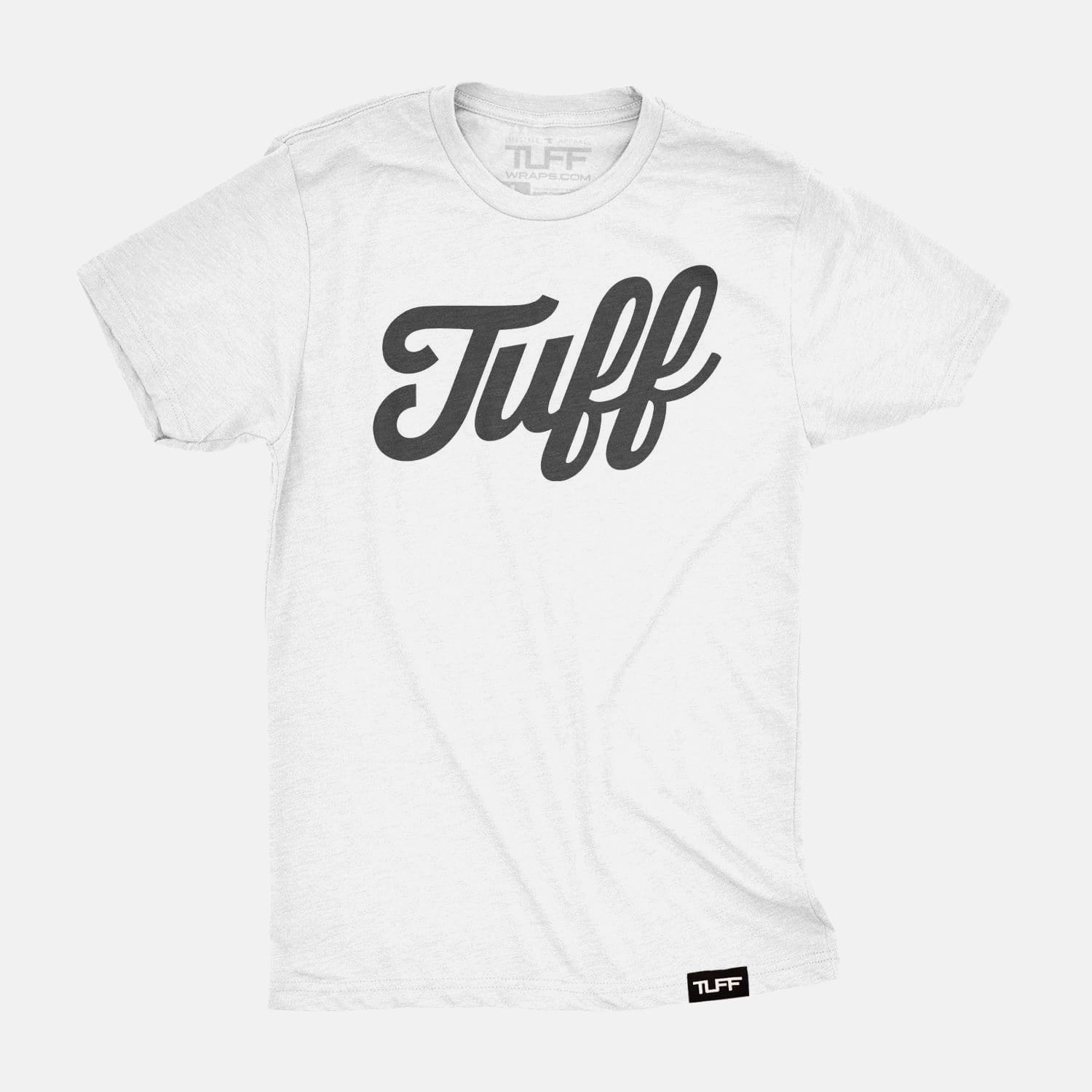 TUFF Script Tee White / S TuffWraps.com