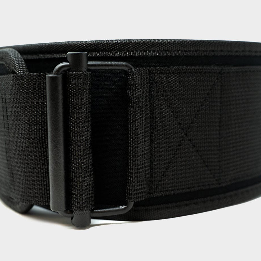 TUFF Self Locking Weightlifting Belt - All Black (FINAL SALE) TuffWraps.com