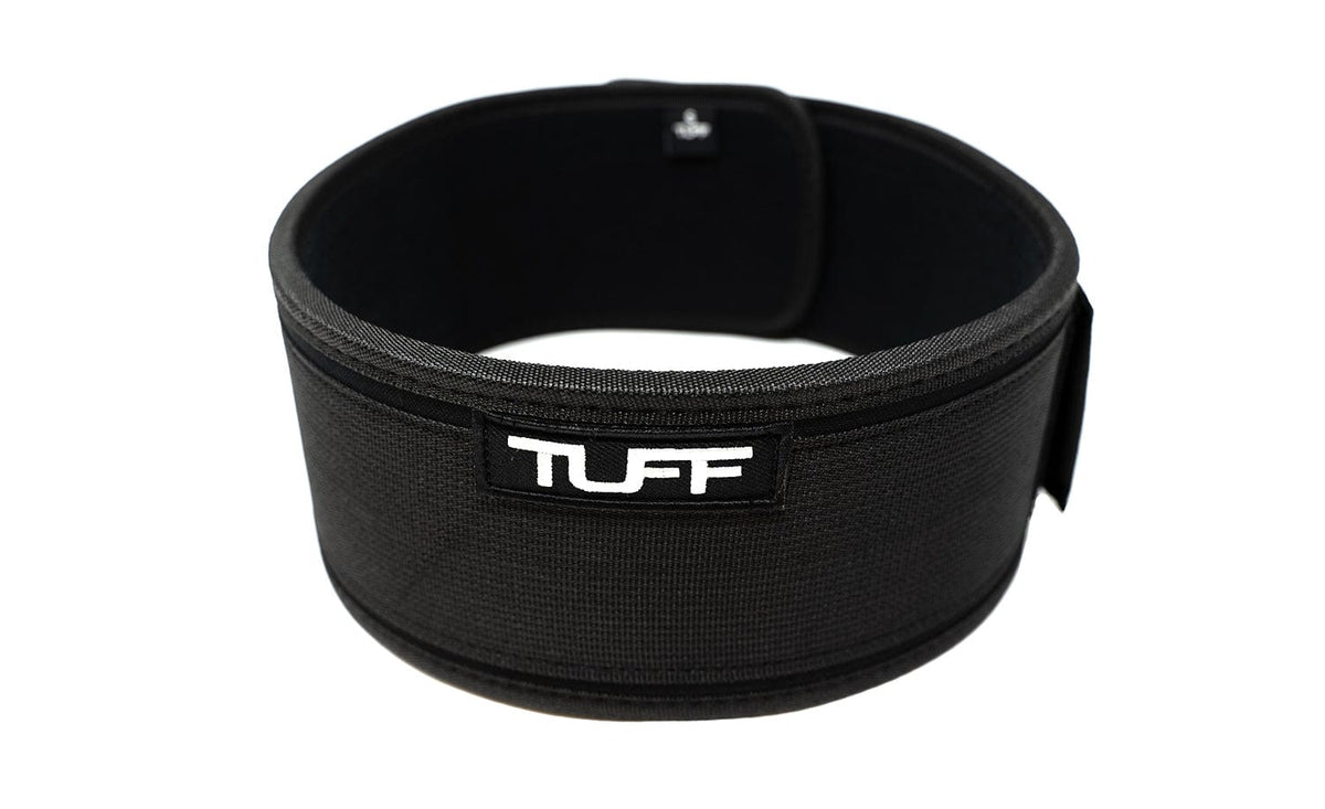TUFF Self Locking Weightlifting Belt - All Black TuffWraps.com
