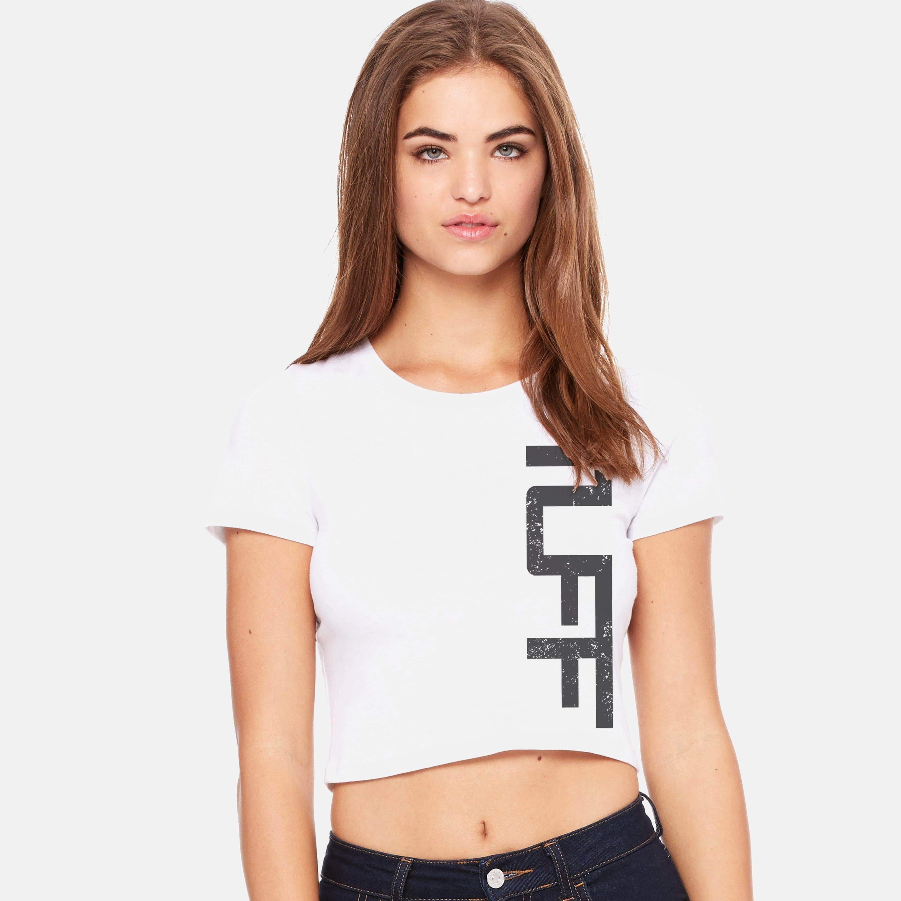 TUFF Side Crop Top White / XS/S TuffWraps.com