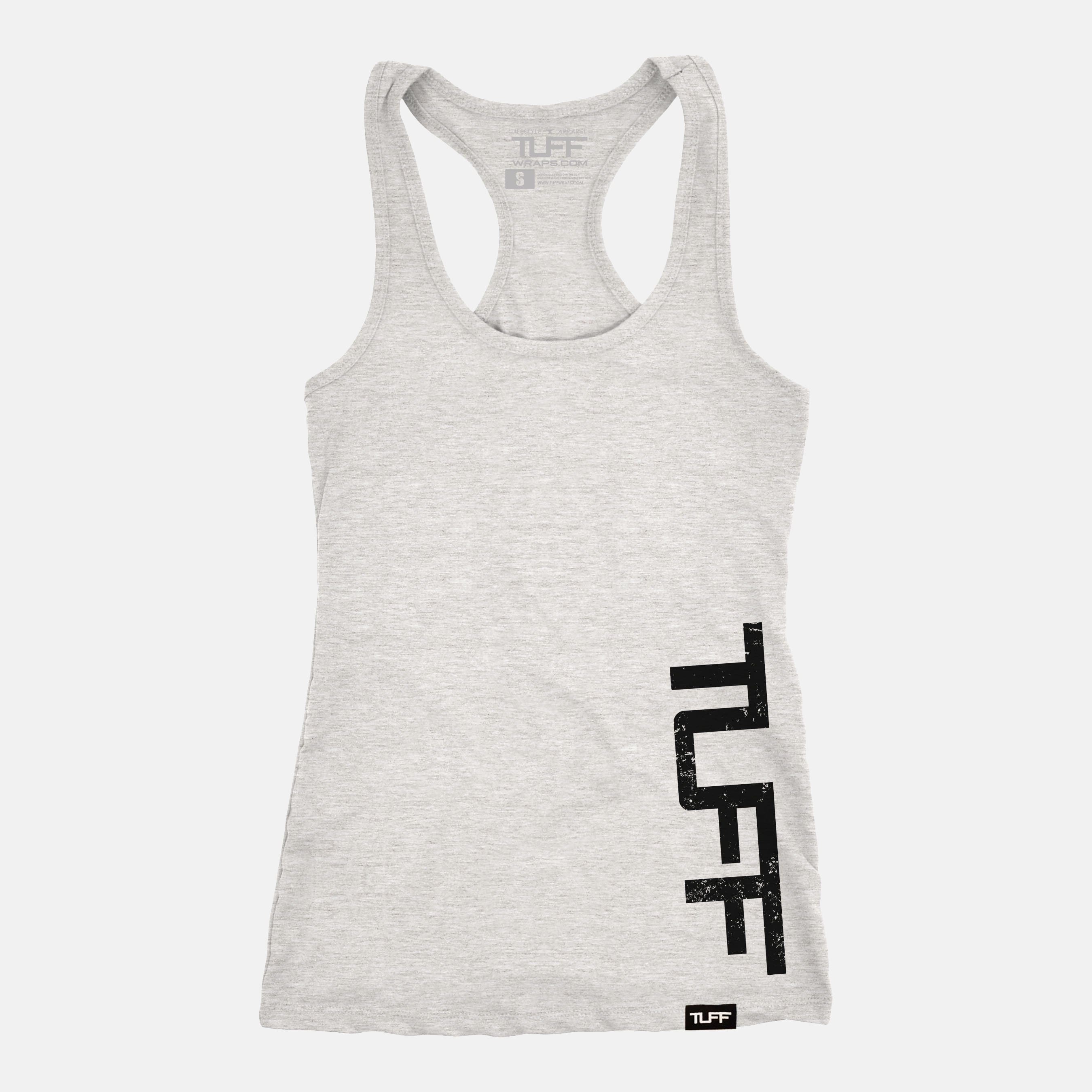 TUFF Side Racerback Tank White / XS TuffWraps.com