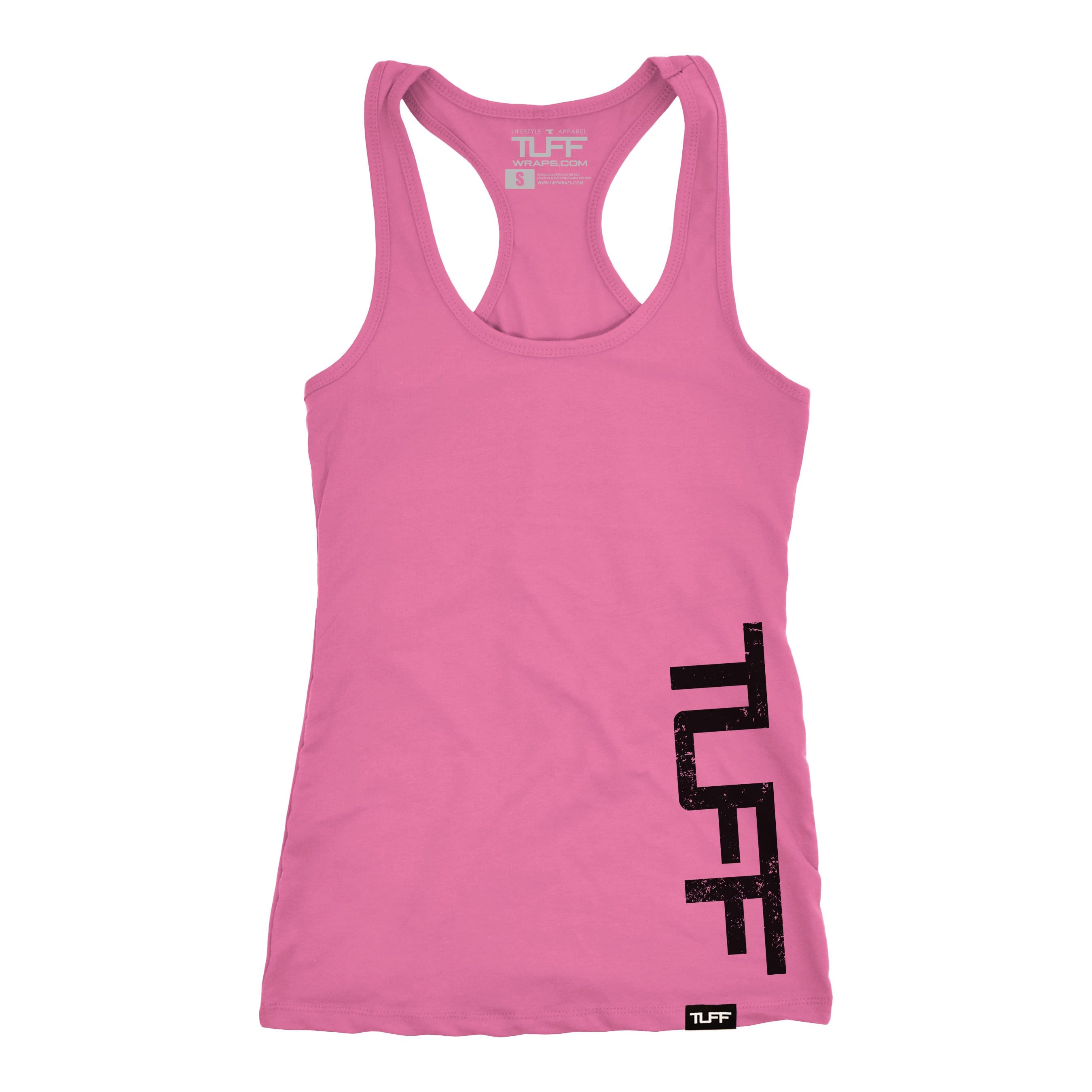 TUFF Side Racerback Tank XS / Hot Pink TuffWraps.com