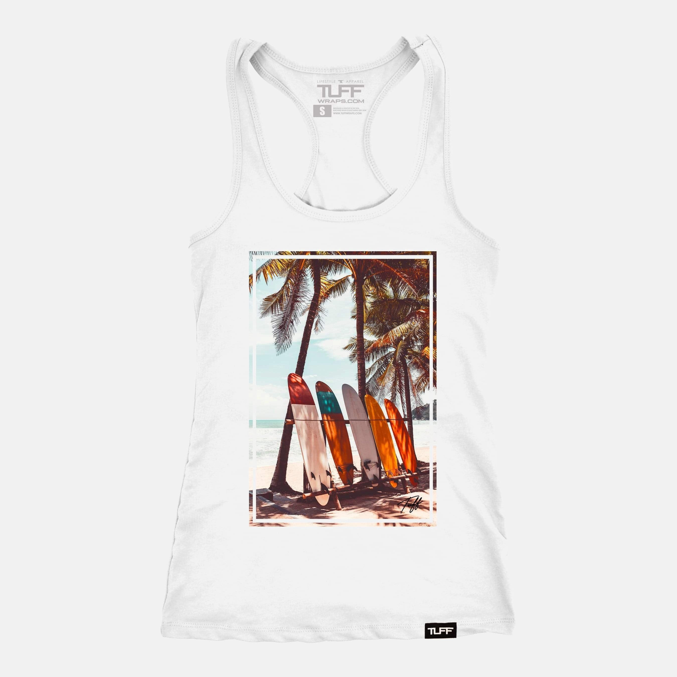 TUFF Surfboards Racerback Tank White / XS TuffWraps.com