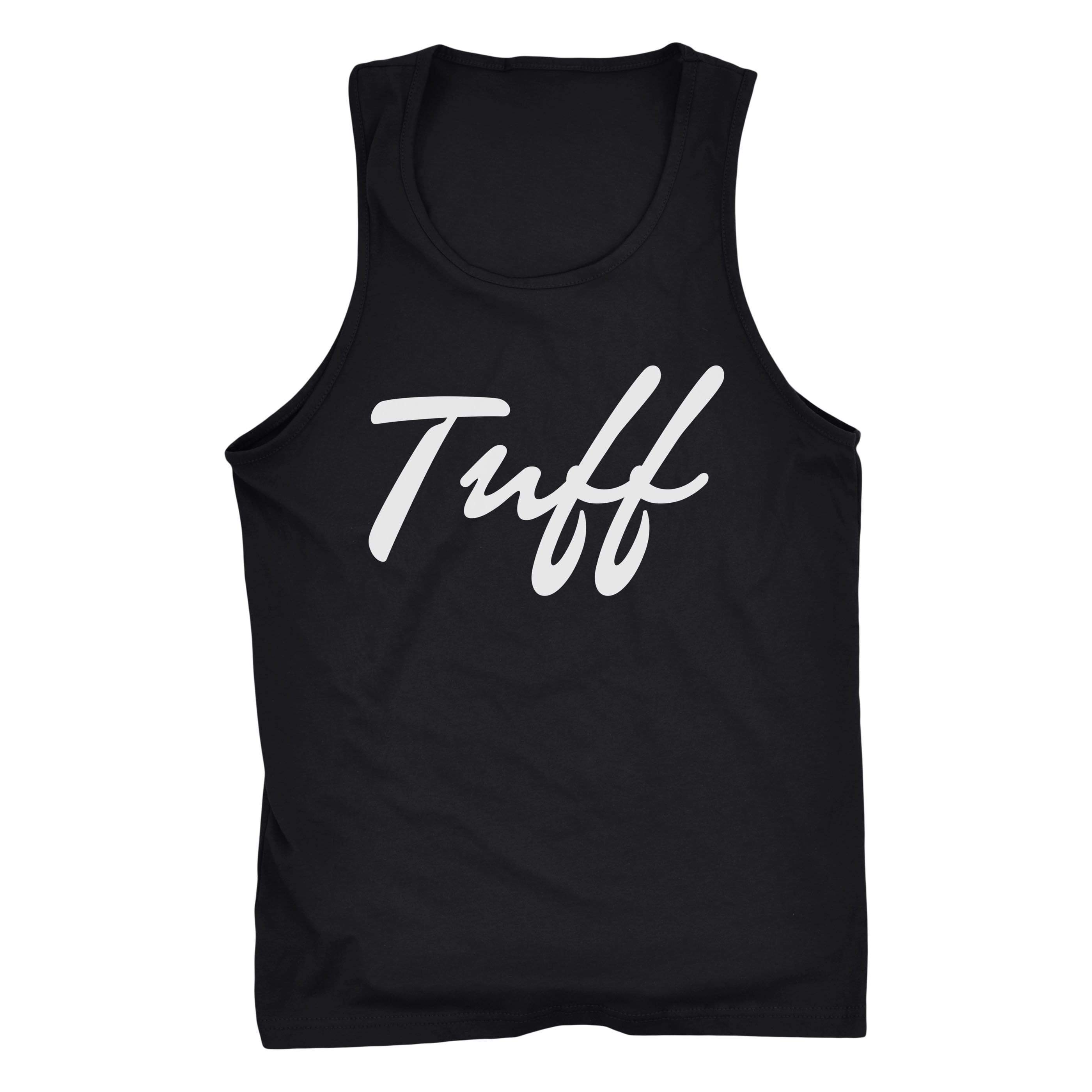 TUFF Thin Script Tank M / Black TuffWraps.com