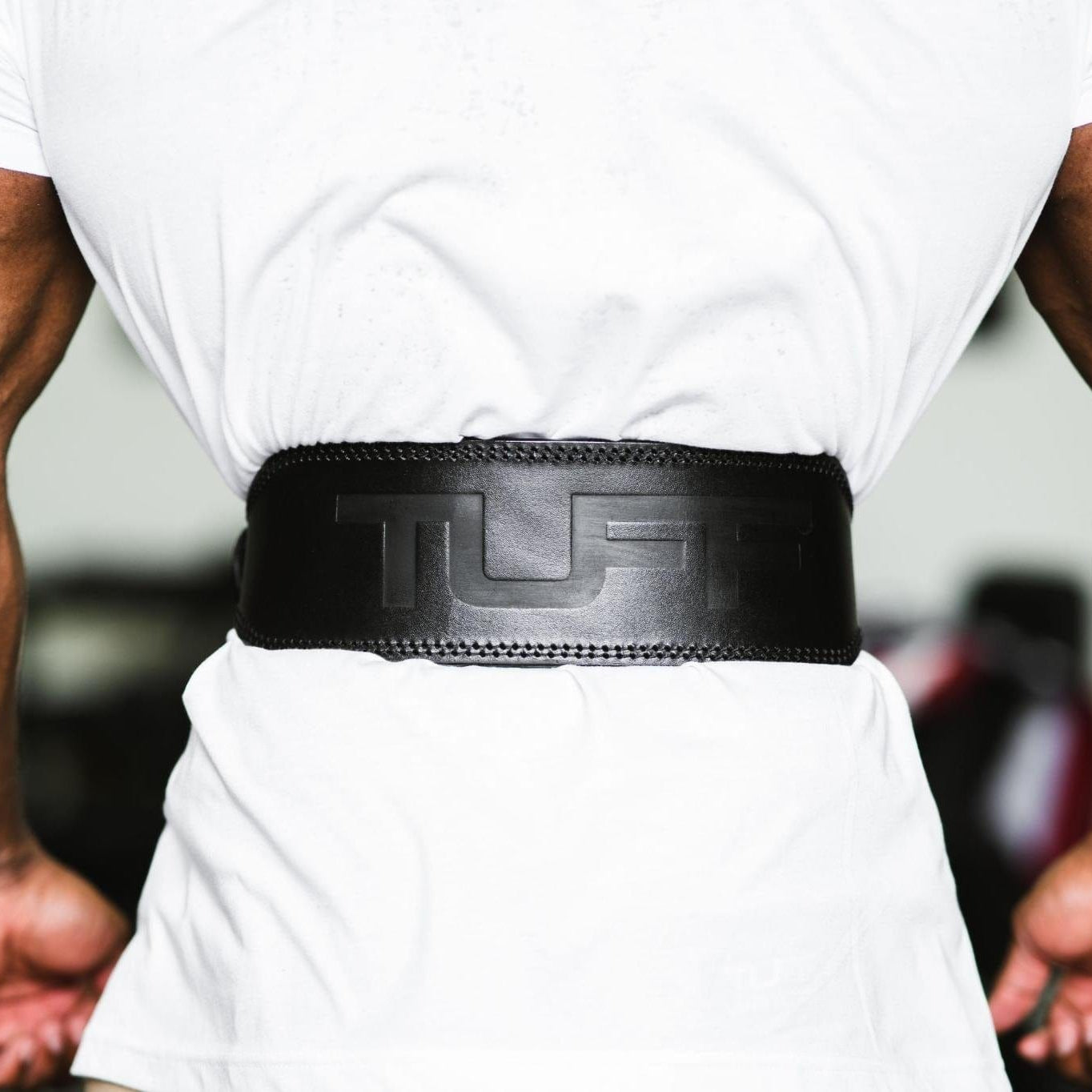 TUFF Weightlifting Belt | 7mm Leather Back Support TuffWraps.com