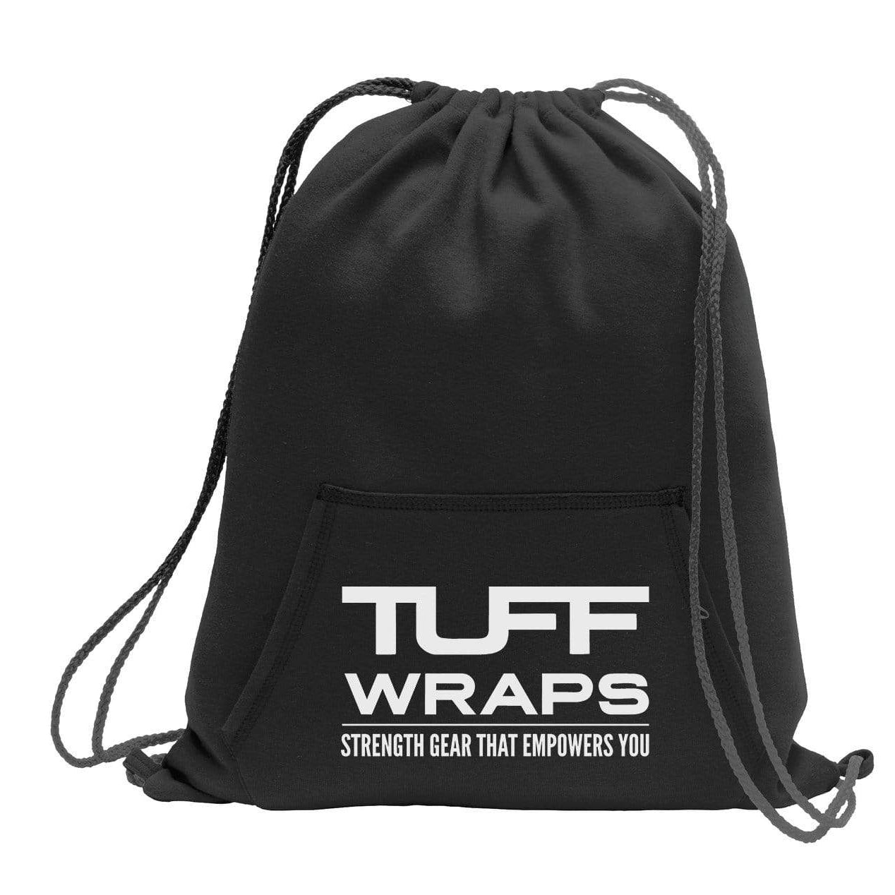 TUFFWRAPS Fleece Cinch Bag Black TuffWraps.com