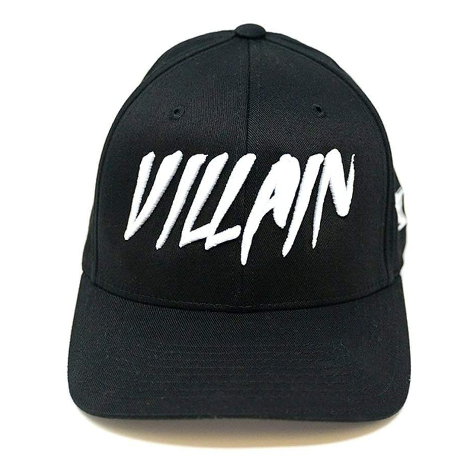 Villain Black Flexfit Hat (White) TuffWraps.com