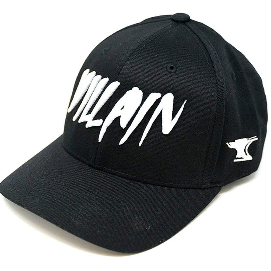 Villain Black Flexfit Hat (White) TuffWraps.com